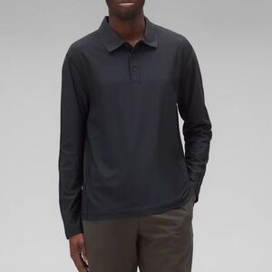 Men’s Reigning Champ TECH PIQUE PLAYOFF STANDARD LONG SLEEVE POLO | Size XL